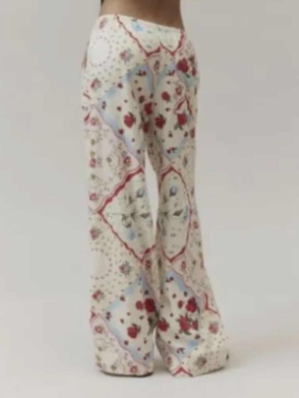 Cali1850 Women's Printed Linen Pants